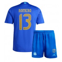 Maglie da calcio Argentina Cristian Romero #13 Seconda Maglia Bambino Copa America 2024 Manica Corta (+ Pantaloni corti)